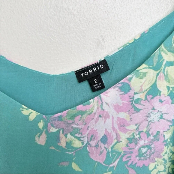 Torrid Womens Size 2X  Sophie Challis Double Layer Swing Cami - Picture 7 of 13